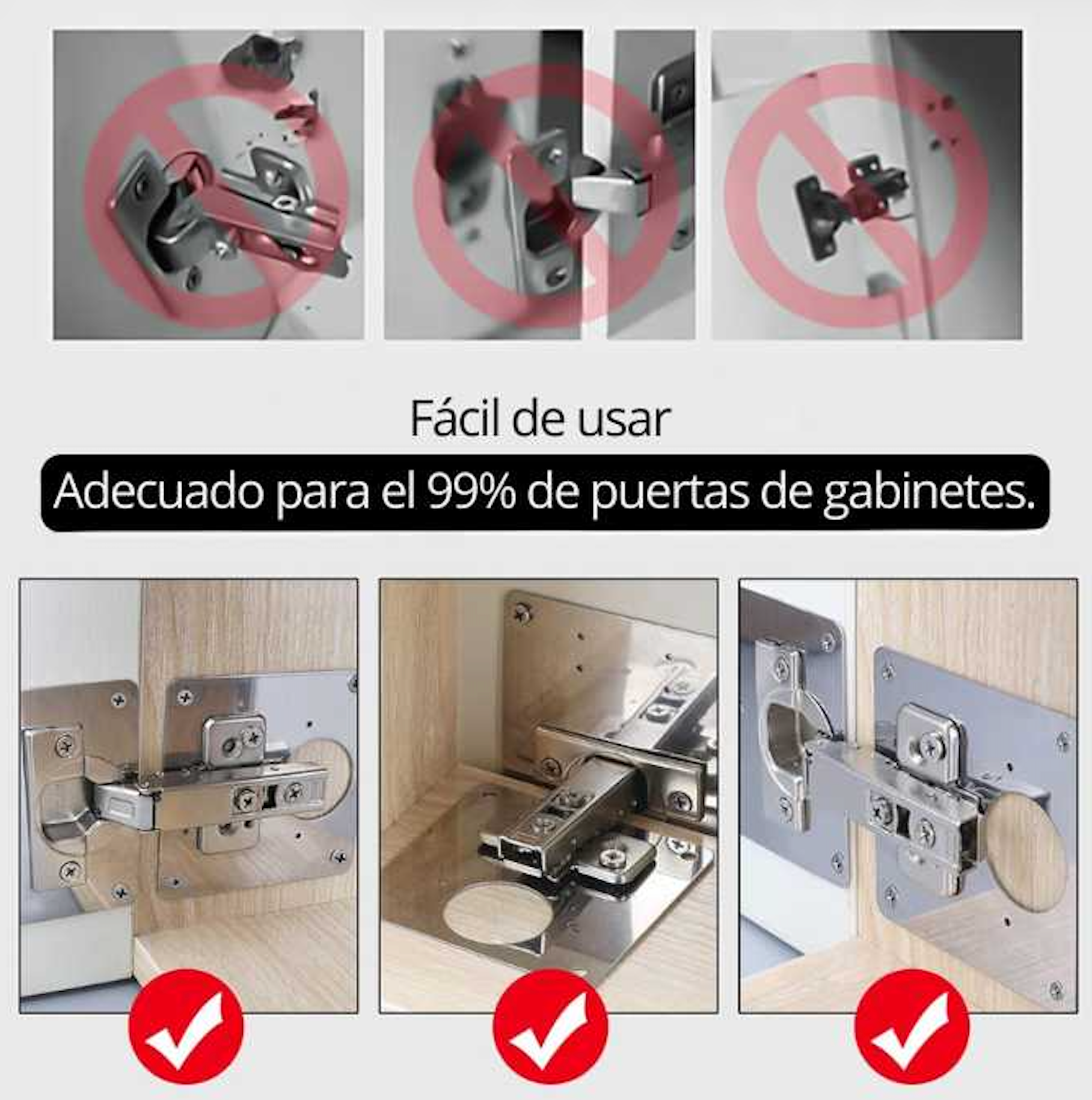 8x1 kit de reparación de bisagras