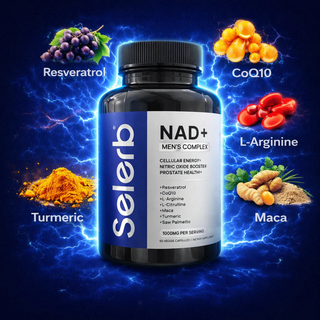 Selerb NAD+ MAX FORCE® Más Energía. Más Fuerza. Más Confianza.