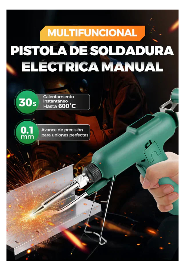 🔥 LIQUIDACIÓN DE STOCK PROMO: Pistola de Soldadura Profesional