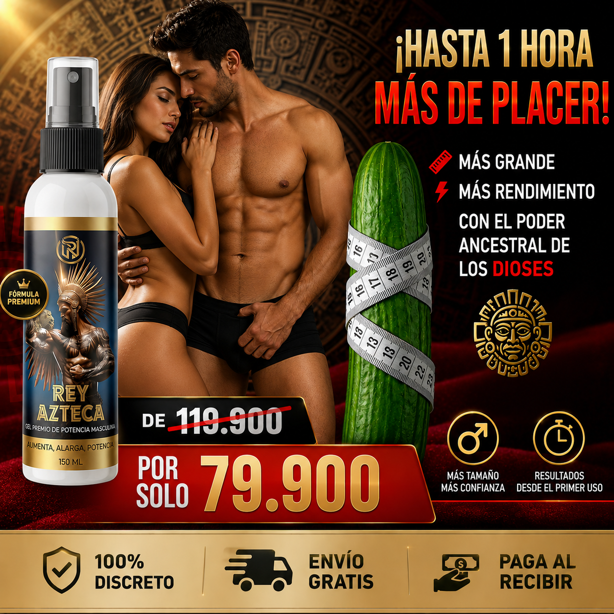 👑 Descubre por qué tantos hombres eligen REY AZTECA®