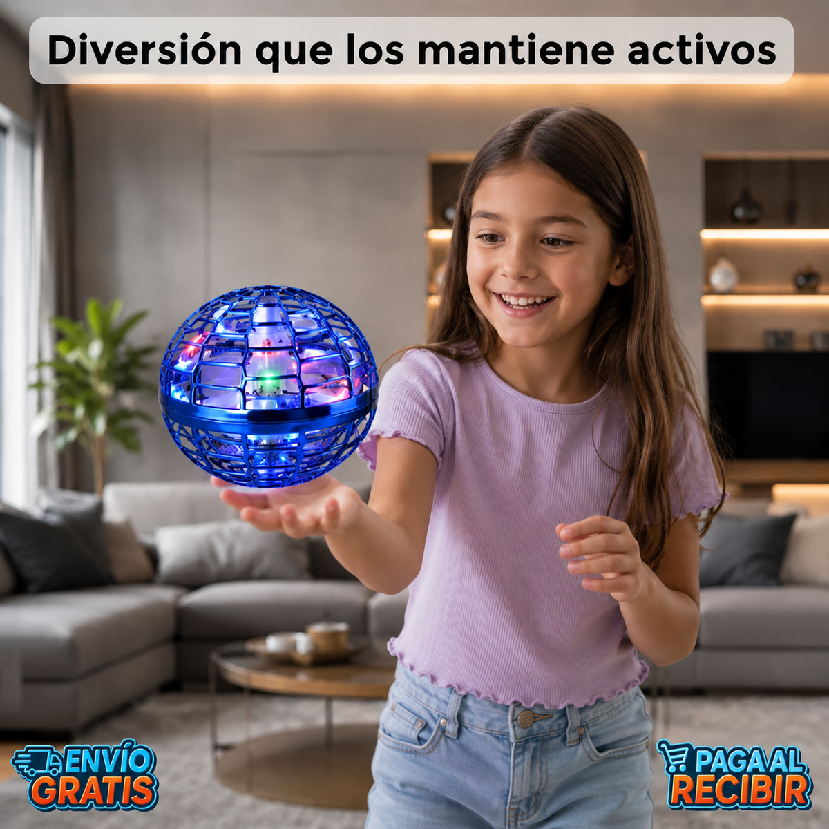 FlyNova™ 🚀 - Bola voladora interactiva ✨  ⭐⭐⭐⭐⭐  (1696 Valoraciones)